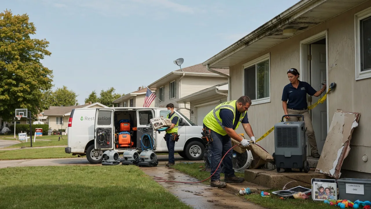Water Damage Restoration in Warrensburg, IL near me